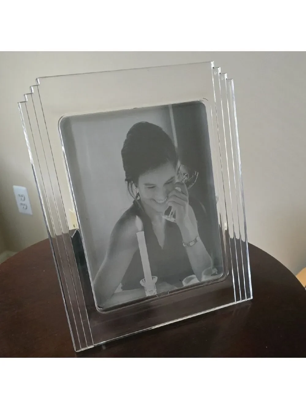 Waterford Crystal Metropolitan Picture Photo Frame Holds 8